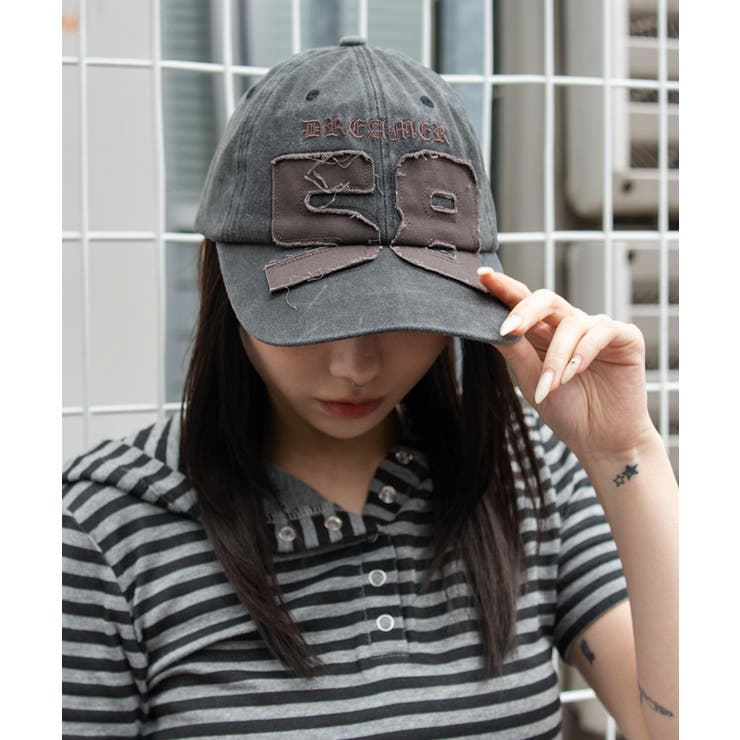 ナンバリングアップリケキャップ | WEGO【MEN】 | 詳細画像4 