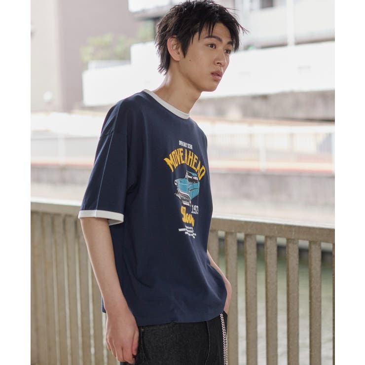 グラフィックリンガーT(SS) | WEGO【MEN】 | 詳細画像9 