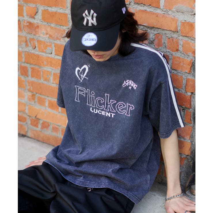 ネイビー | スリーブラインロゴBIG T(SS) | WEGO【MEN】