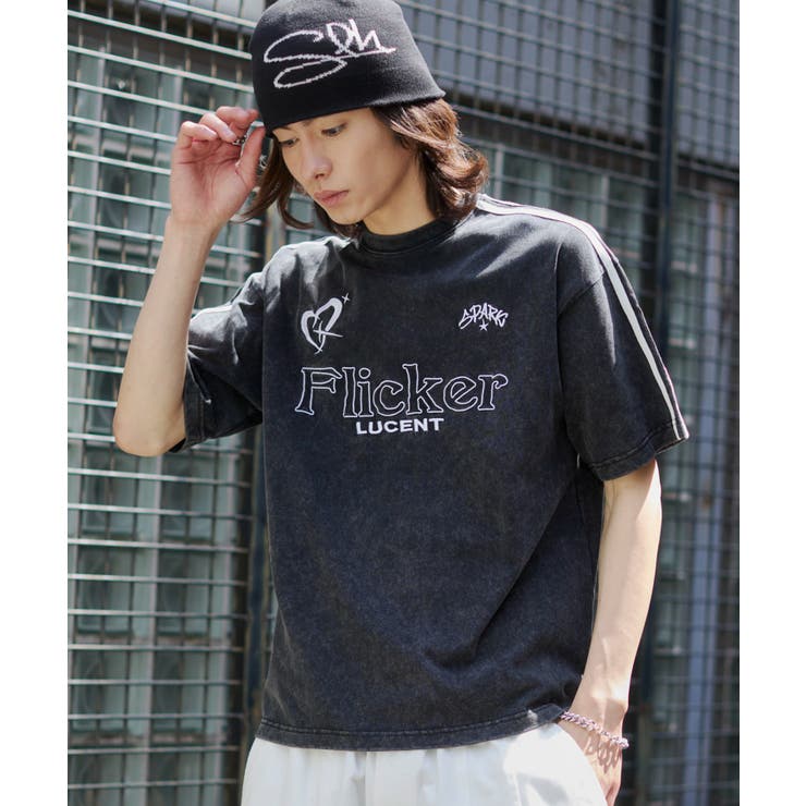 ブラック | スリーブラインロゴBIG T(SS) | WEGO【MEN】