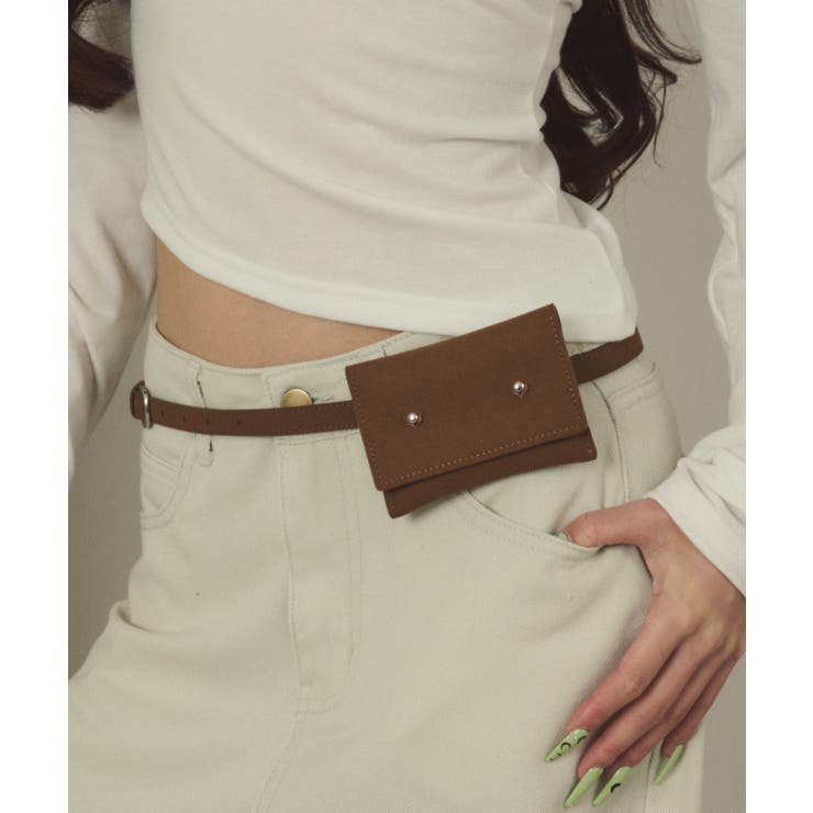 サイドポーチスウェードライクベルト | WEGO【WOMEN】 | 詳細画像1 