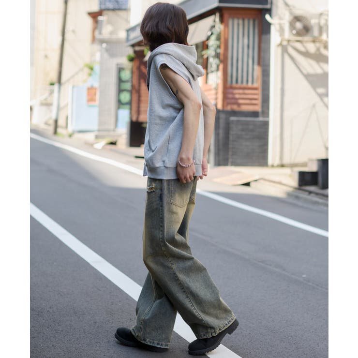 ノースリZIPパーカー | WEGO【MEN】 | 詳細画像13 