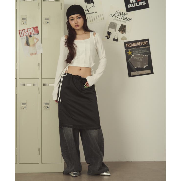 リボンヘムオープンショルロンT | WEGO【WOMEN】 | 詳細画像2 