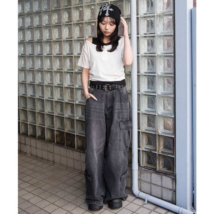 レイヤードキーネック半袖T | WEGO【WOMEN】 | 詳細画像2 