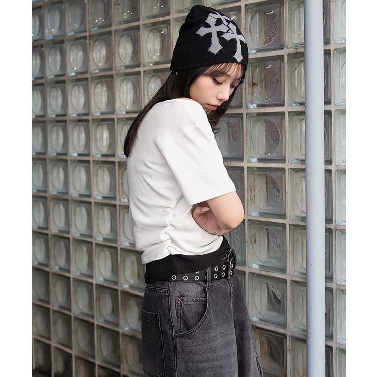 レイヤードキーネック半袖T | WEGO【WOMEN】 | 詳細画像9 