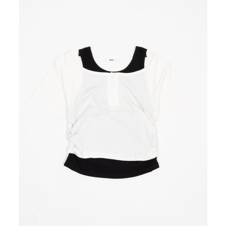 レイヤードキーネック半袖T | WEGO【WOMEN】 | 詳細画像19 