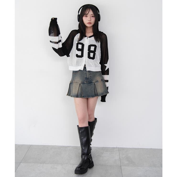 ラグランメッシュニットパーカー | WEGO【WOMEN】 | 詳細画像20 