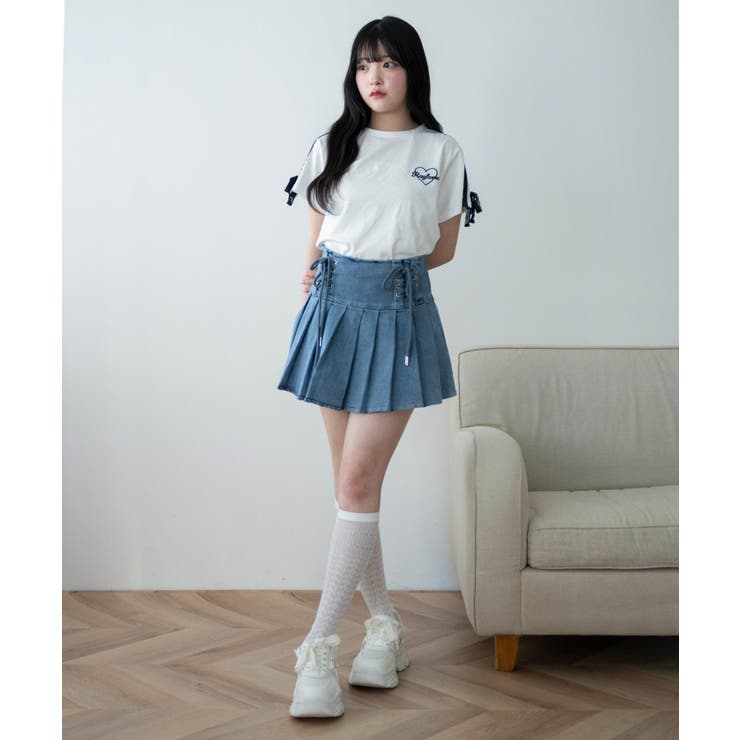 2ラインレースリボンT | WEGO【WOMEN】 | 詳細画像3 