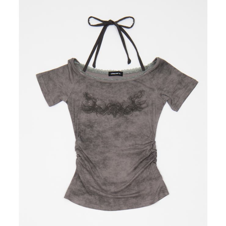 グラフィックオフショルレースSSトップ | WEGO【WOMEN】 | 詳細画像2 