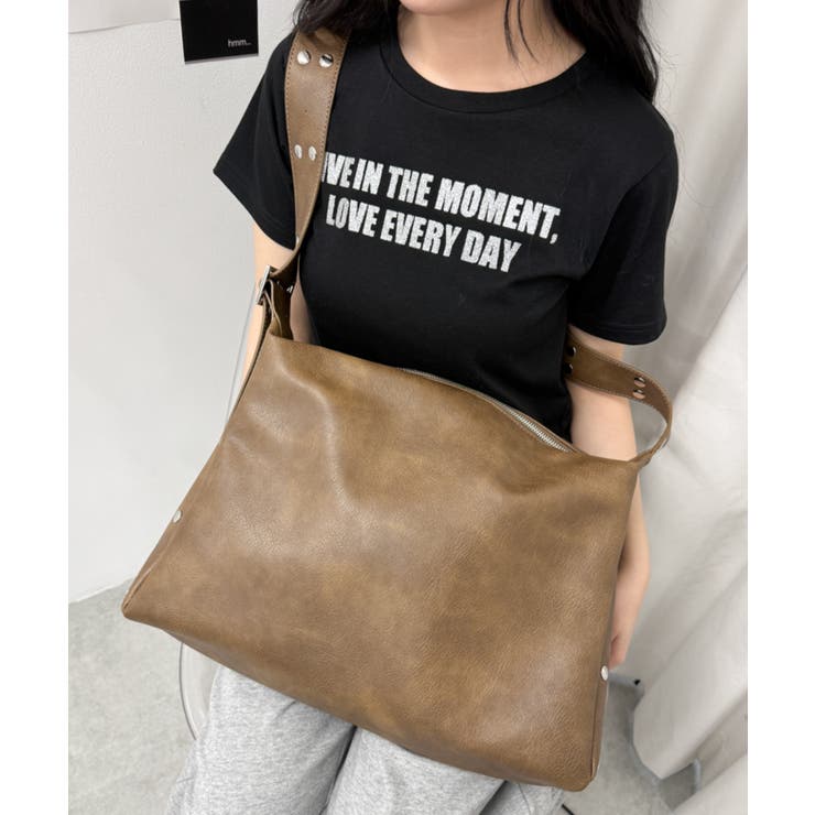 スタッズスクエアBIGショルダー | WEGO【MEN】 | 詳細画像6 
