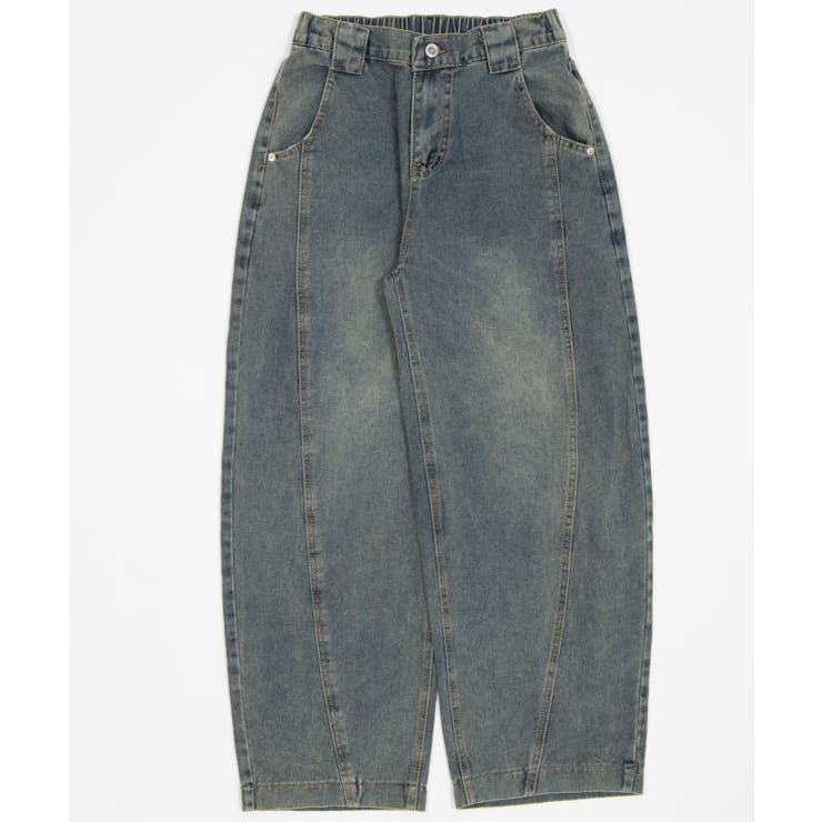 デニム中濃色 | フェードカーブデニム | WEGO【WOMEN】