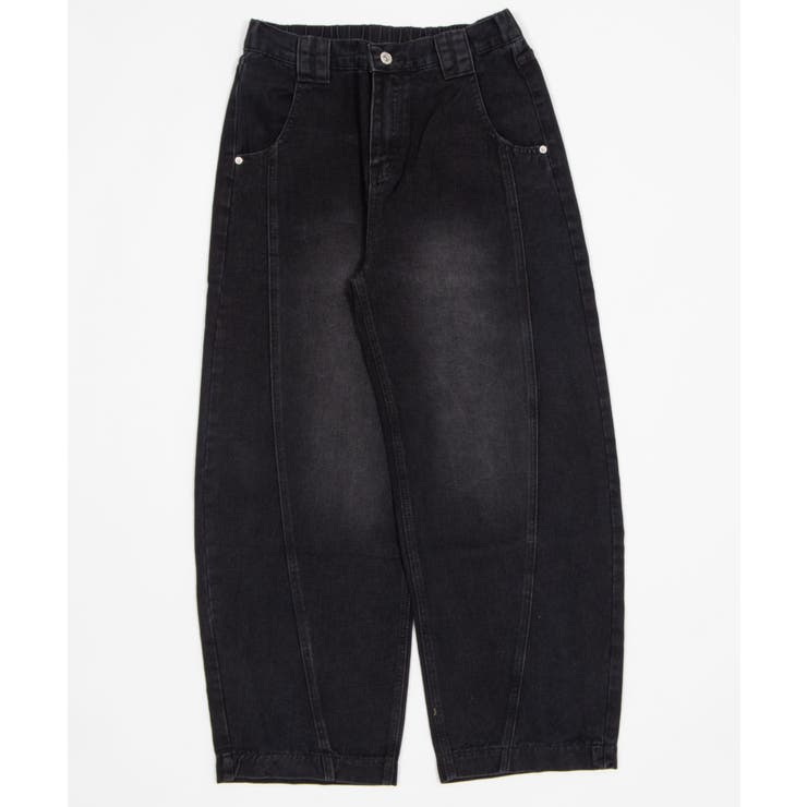 ブラック | フェードカーブデニム | WEGO【WOMEN】