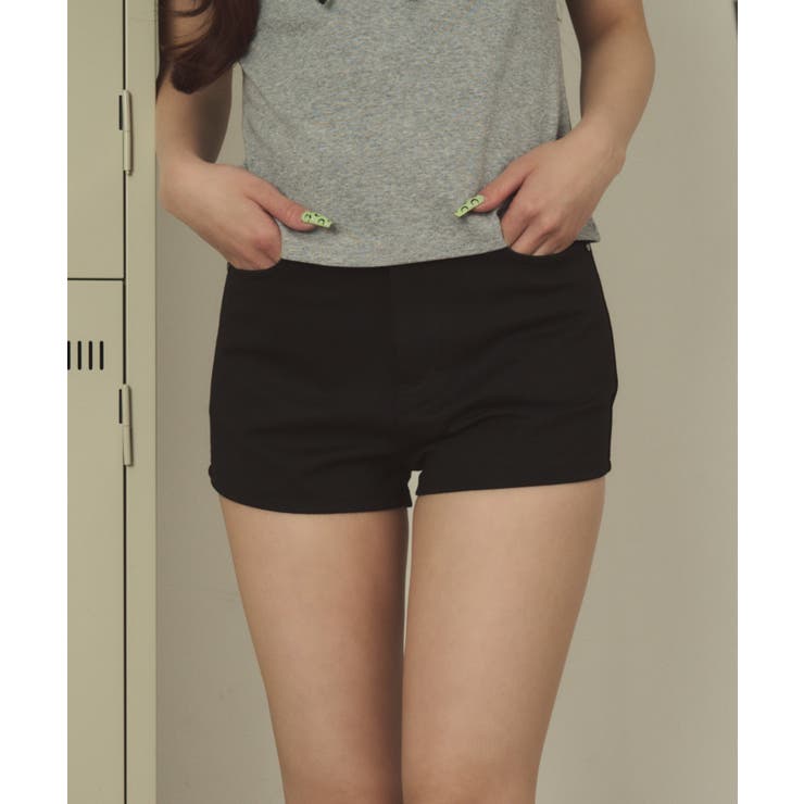 ブラック | ストレッチマイクロショートパンツ | WEGO【WOMEN】