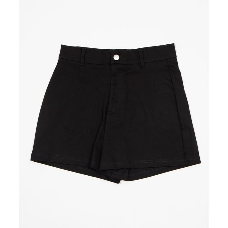 ブラック | ツイルマイクロショートパンツ | WEGO【WOMEN】