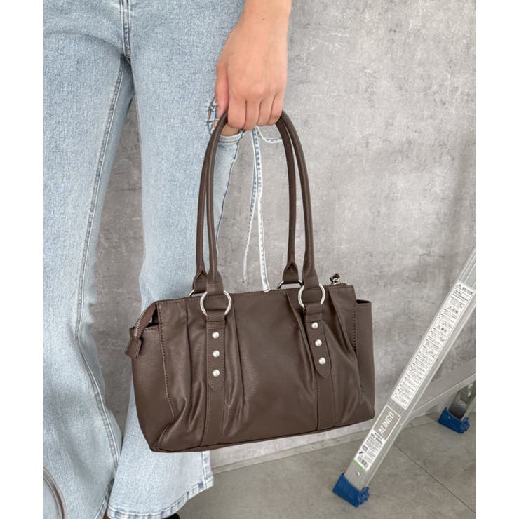 タックデザインボストンバッグ | WEGO【WOMEN】 | 詳細画像4 