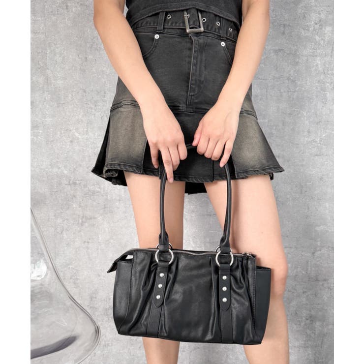 タックデザインボストンバッグ | WEGO【WOMEN】 | 詳細画像8 