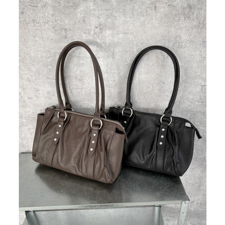 タックデザインボストンバッグ | WEGO【WOMEN】 | 詳細画像15 