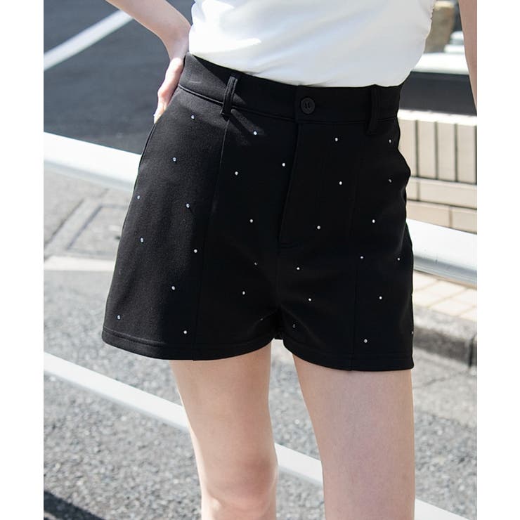 ラインストーンマイクロショートパンツ | WEGO【WOMEN】 | 詳細画像1 