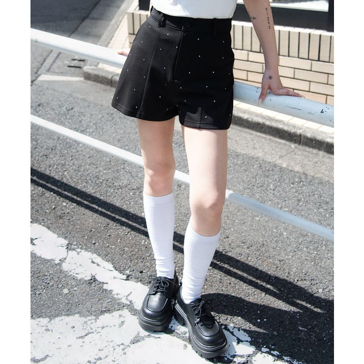 ラインストーンマイクロショートパンツ | WEGO【WOMEN】 | 詳細画像6 
