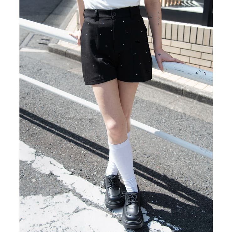 ラインストーンマイクロショートパンツ | WEGO【WOMEN】 | 詳細画像7 