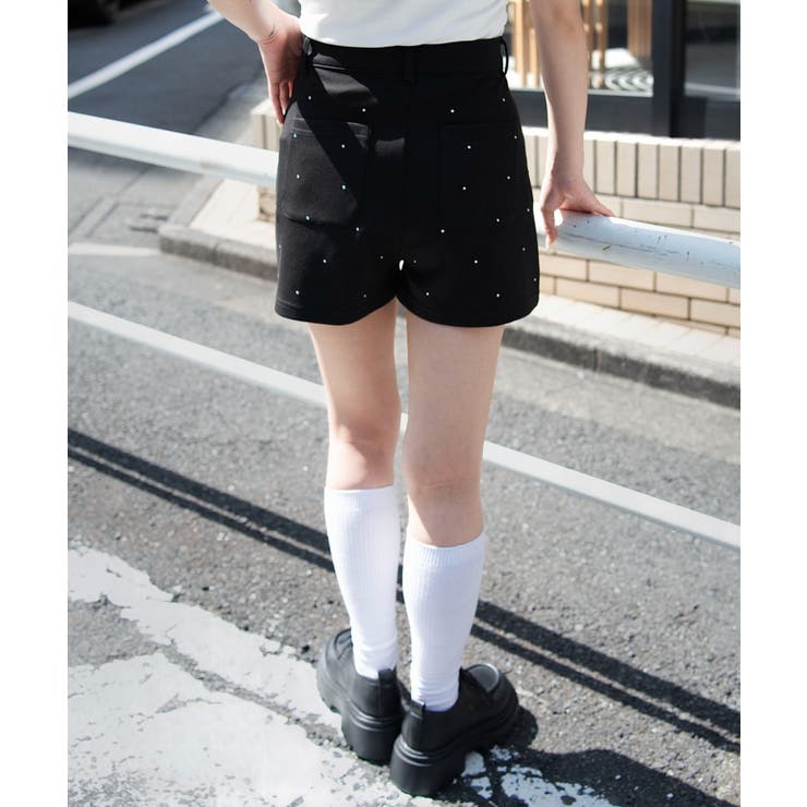 ラインストーンマイクロショートパンツ | WEGO【WOMEN】 | 詳細画像9 