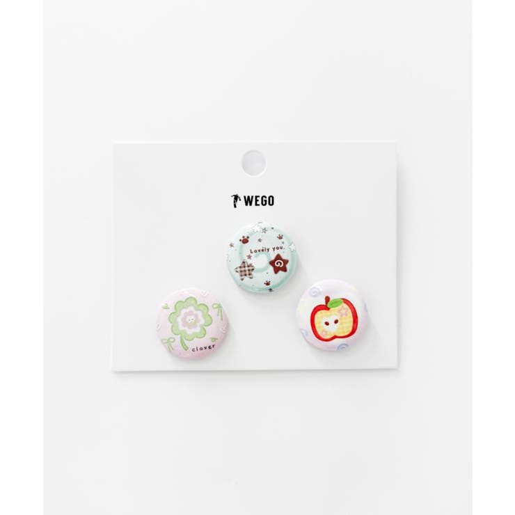 アソート缶バッジセットB[品番：WG010098334]｜WEGO【WOMEN