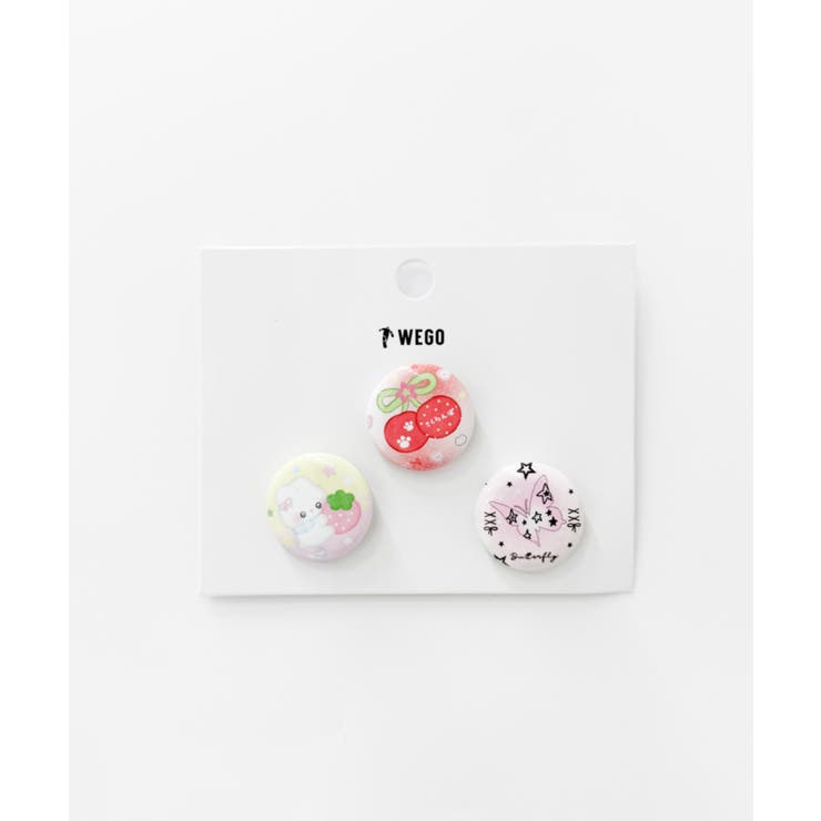 柄3 | アソート缶バッジセットB | WEGO【WOMEN】