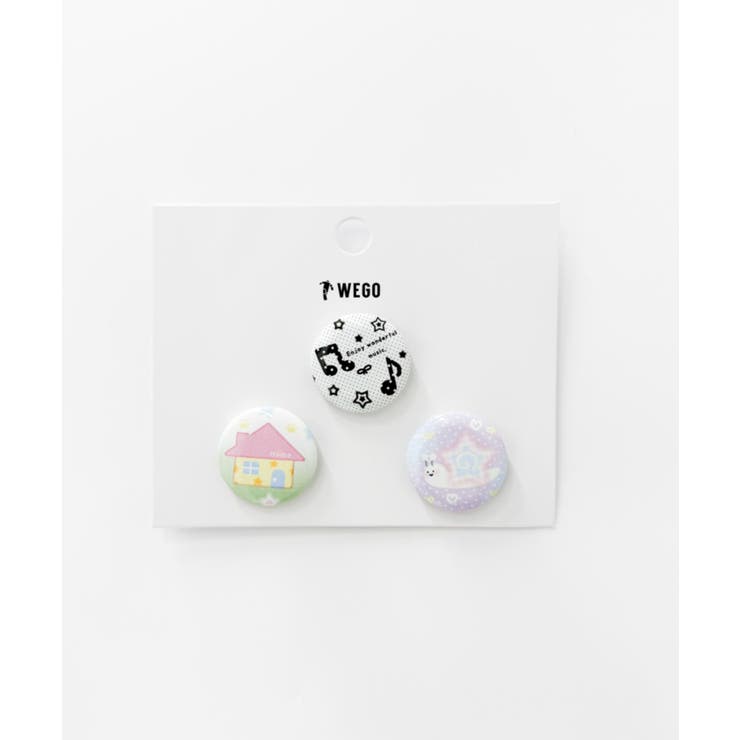 柄5 | アソート缶バッジセットB | WEGO【WOMEN】