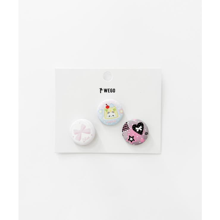 柄6 | アソート缶バッジセットB | WEGO【WOMEN】
