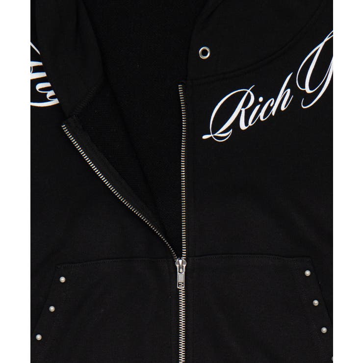 スタッズグラフィックZIP SSパーカー | WEGO【WOMEN】 | 詳細画像6 