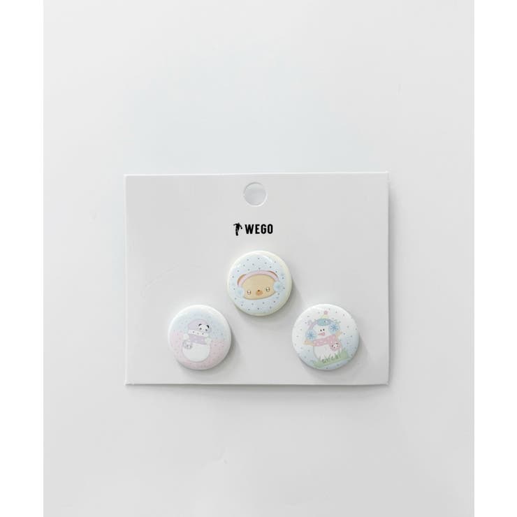 柄1 | アソート缶バッジセットE | WEGO【WOMEN】