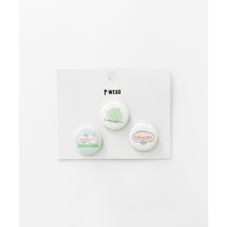 柄2 | アソート缶バッジセットE | WEGO【WOMEN】