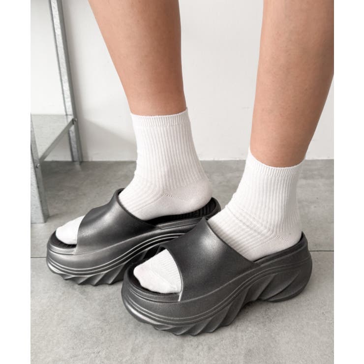 厚底デザインラバーサンダル | WEGO【WOMEN】 | 詳細画像28 