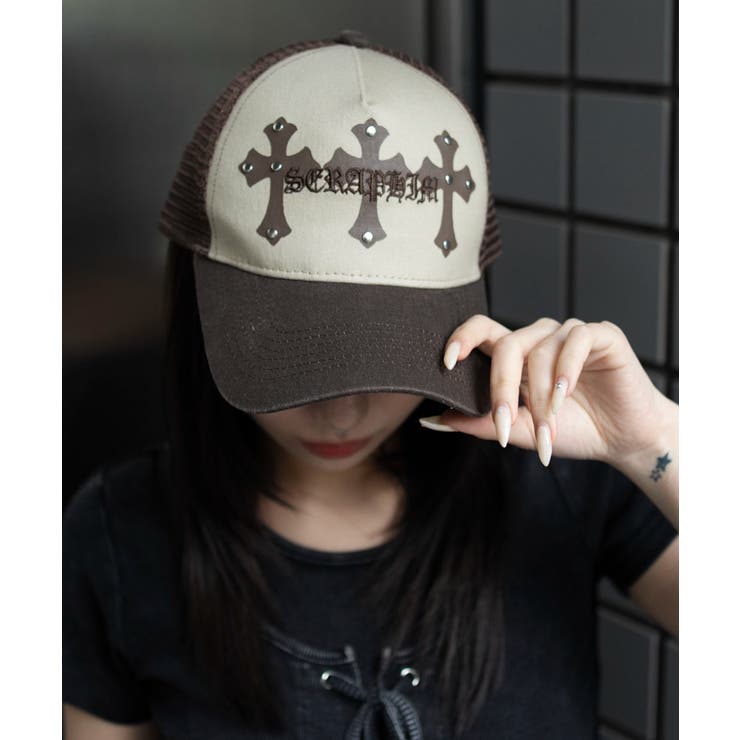 クロススタッズメッシュキャップ[品番：WG010098357]｜WEGO【MEN