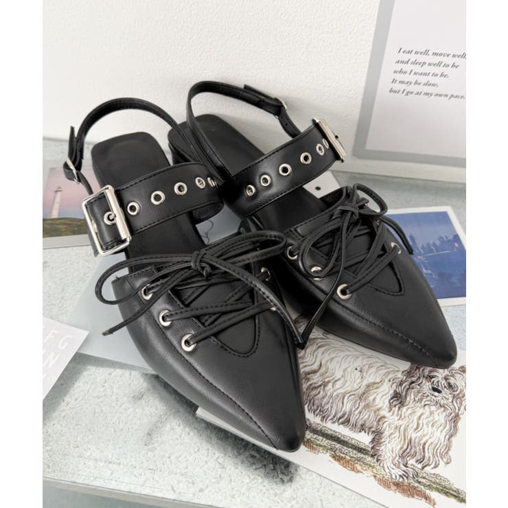レースアップポインテッドシューズ | WEGO【WOMEN】 | 詳細画像4 
