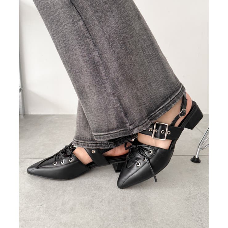 レースアップポインテッドシューズ | WEGO【WOMEN】 | 詳細画像7 
