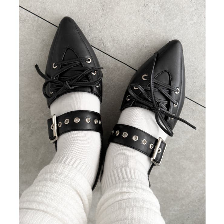 レースアップポインテッドシューズ | WEGO【WOMEN】 | 詳細画像12 