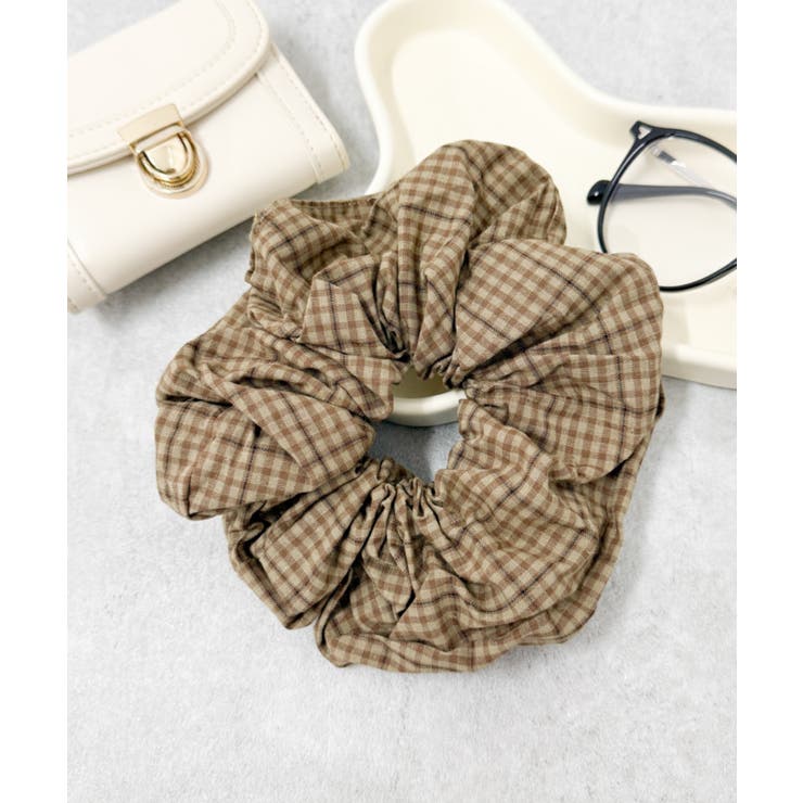 Lレトロギンガムチェックシュシュ | WEGO【WOMEN】 | 詳細画像1 