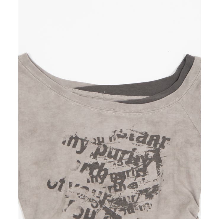 サイドギャザーレイヤードオフショルT | WEGO【WOMEN】 | 詳細画像12 