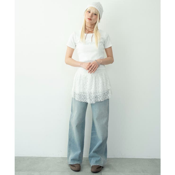 グラフィックリブT | WEGO【WOMEN】 | 詳細画像14 