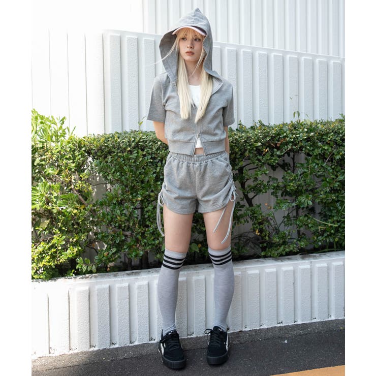 サイドドロストスウェットショートパンツ | WEGO【WOMEN】 | 詳細画像3 