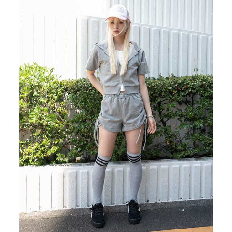 サイドドロストスウェットショートパンツ | WEGO【WOMEN】 | 詳細画像20 