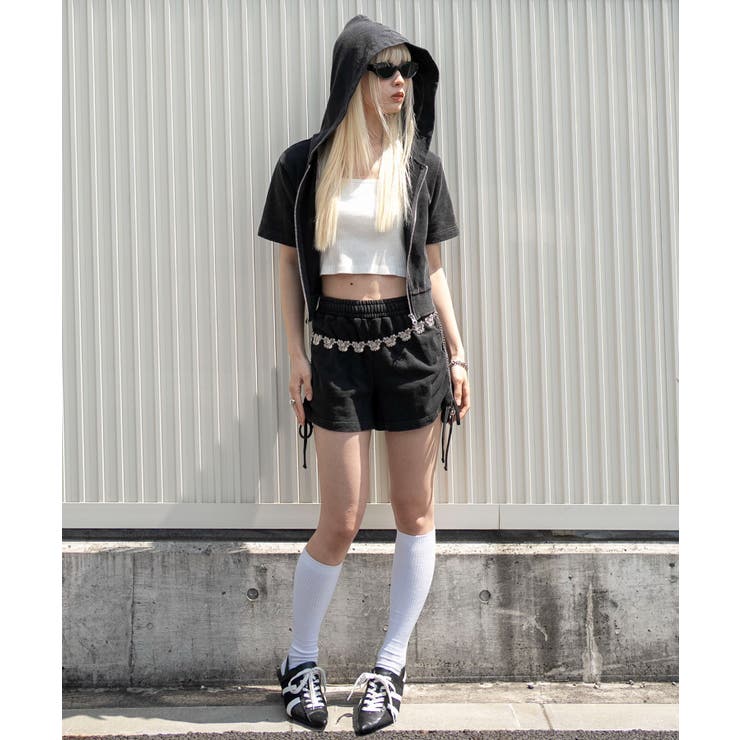 サイドドロストスウェットショートパンツ | WEGO【WOMEN】 | 詳細画像25 