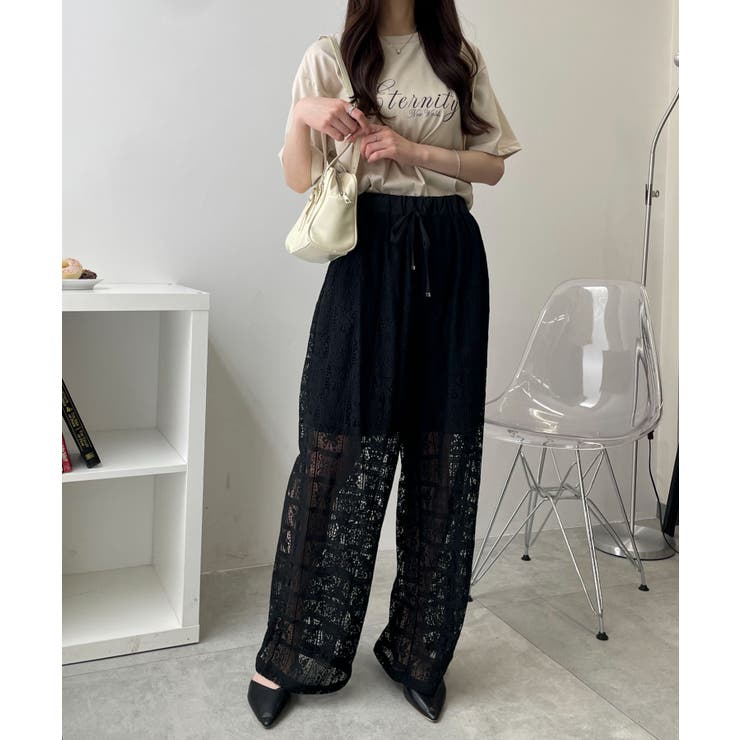 パッチワークレースパンツ | WEGO【WOMEN】 | 詳細画像5 