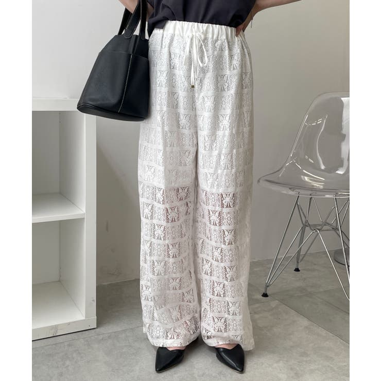 パッチワークレースパンツ | WEGO【WOMEN】 | 詳細画像6 