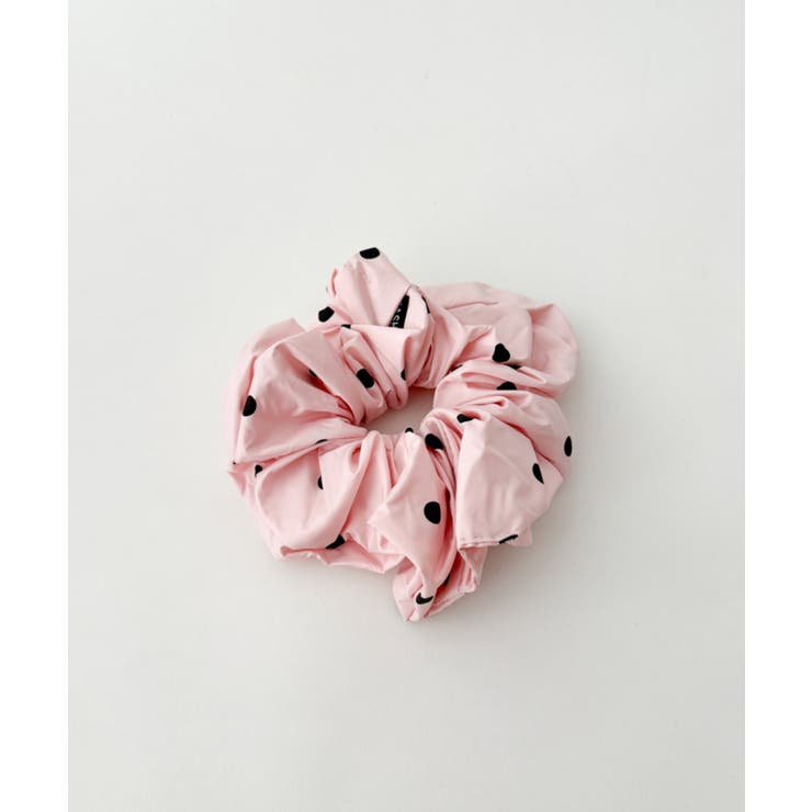 ピンク | Lフワフワドットシュシュ | WEGO【WOMEN】