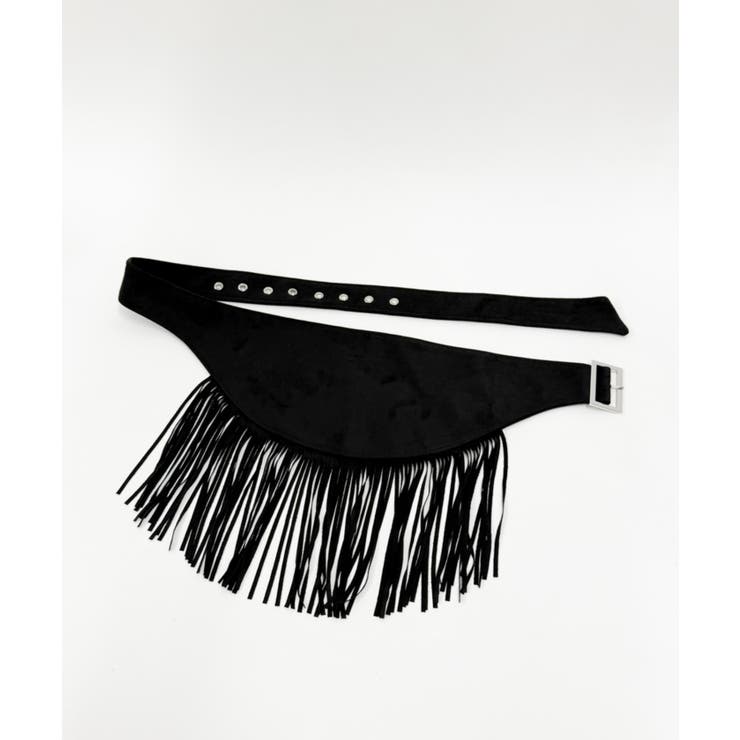 ブラック | Lフリンジベルト | WEGO【WOMEN】
