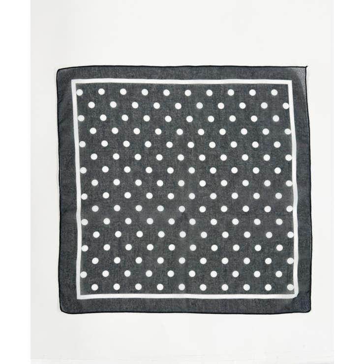 ブラック | ドットスカーフ | WEGO【WOMEN】