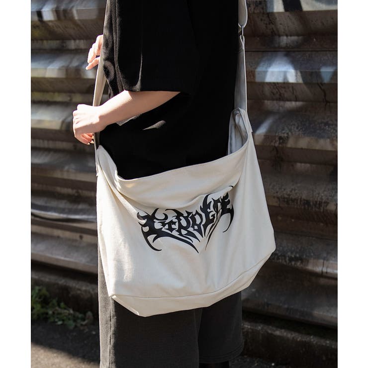 キャンバスショルダーバッグ | WEGO【MEN】 | 詳細画像1 