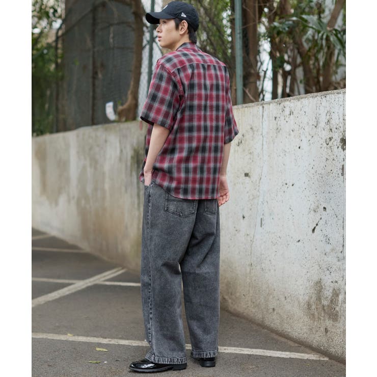 タックワイドストレートデニム | WEGO【MEN】 | 詳細画像21 